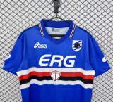 2003-2004 Sampdoria Home Retro Soccer Jersey