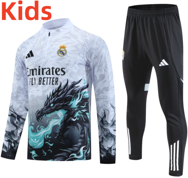 25-26 RMA High Quality Kids Half Pull Tracksuit
