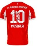 25-26 Bayern Home Special Edition Font Long Sleeve Fans Soccer Jersey (长袖球迷印特别版字体)