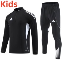 2025 AD White Kids Half Pull Tracksuit