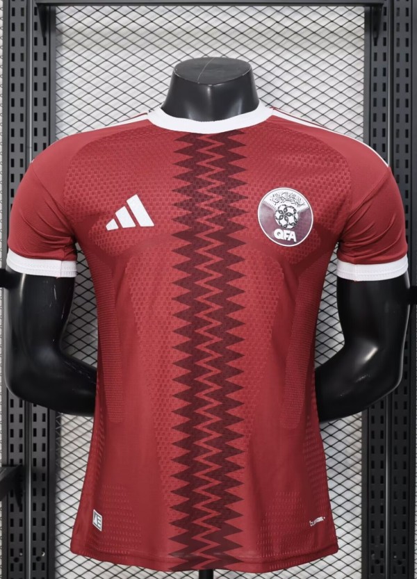2026 Qatar Home Player Version Soccer Jersey