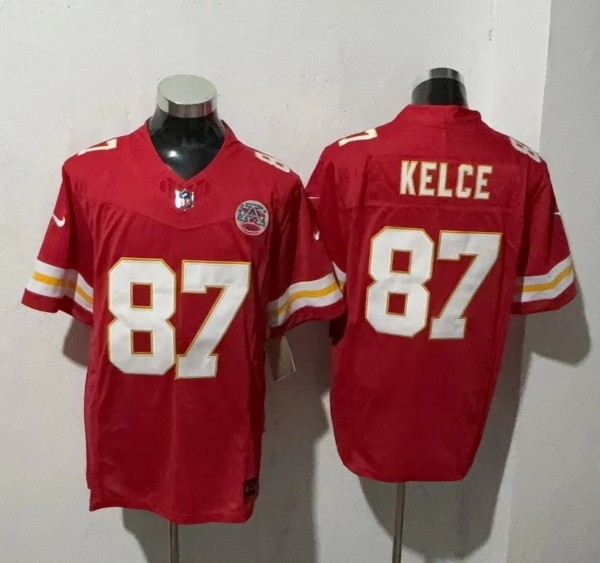 2025 NFL Kansas City Chiefs New Pattern Jersey