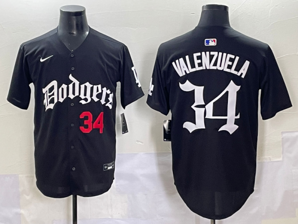 2025 MLB Los Angeles Dodgers New Pattern Jersey