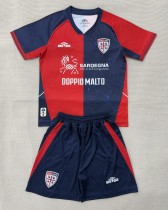 25-26 Cagliari Home Kids Soccer Jersey