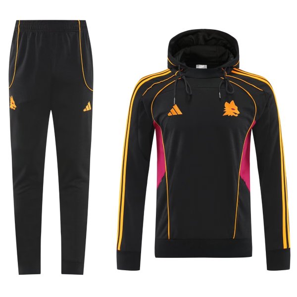 25-26 Roma High Quality Hoodie Jacket Tracksuit