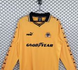 1998-1999 Wolves Home Long Sleeve Retro Soccer Jersey