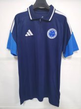 25-26 Cruzeiro Blue Polo Short Sleeve