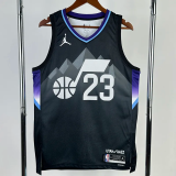 25-26 JAZZ MARKKANEN #23 Black Top Quality Hot Pressing NBA Jersey (Trapeze Edition) 飞人版