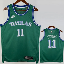 25-26 Dallas Mavericks IRVING #11 Green Retro Top Quality Hot Pressing NBA Jersey
