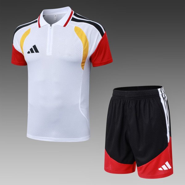 2026 AD White High Quality Player Version Training Short Suit (球员套装)