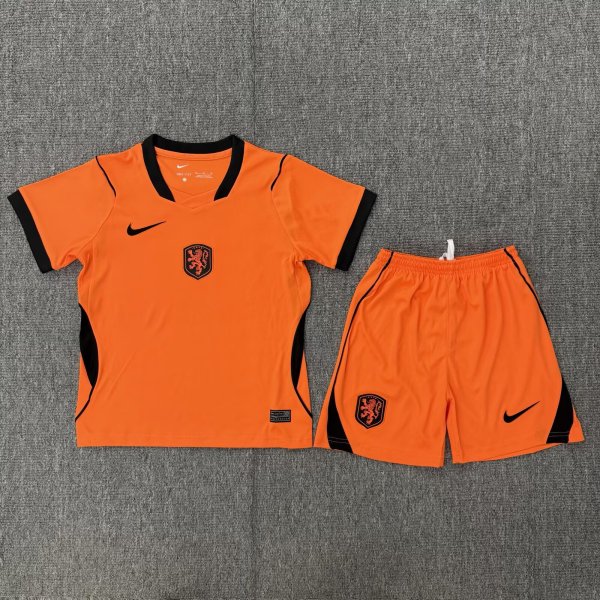 2026 NetherIands Home Kids Soccer Jersey