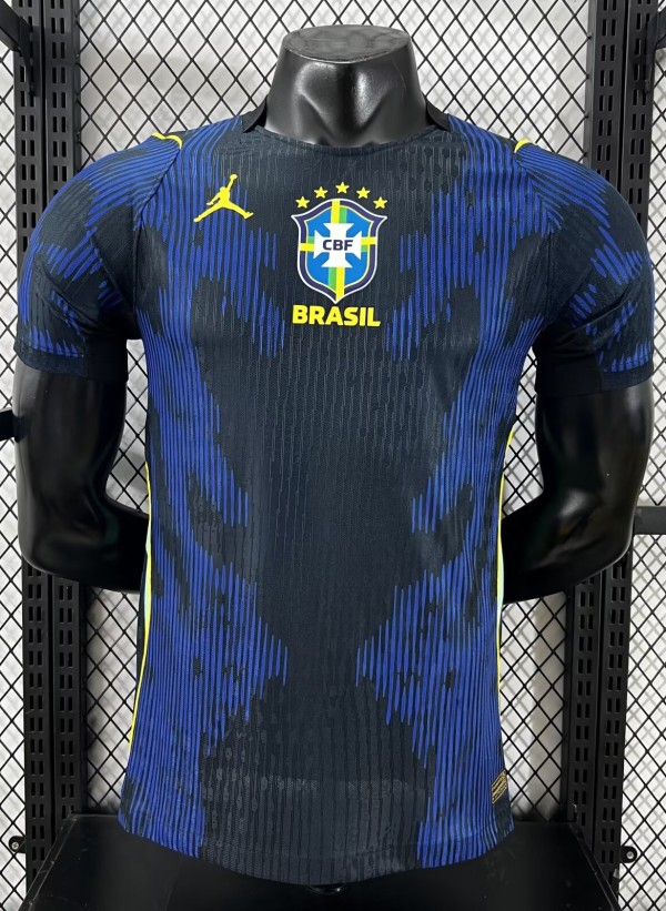 2026 Brazil Away Player Version Soccer Jersey