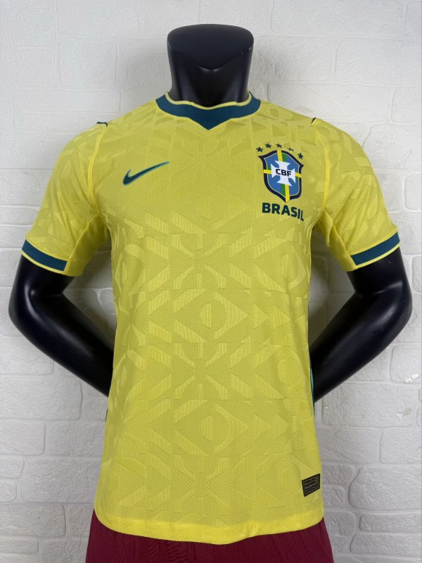 2026 Brazil Home Player Version Soccer Jersey