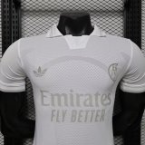 26-27 RMA White 125th Anniversary Edition Player Version Soccer Jersey