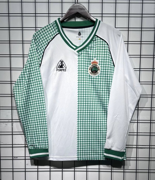 26-27 Racing de Santander 113th Anniversary Commemorative Edition Long sleeve Fans Soccer Jersey