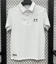 2026 UA White High Quality Polo Short Sleeve 2026 UA White High Quality Polo Short Sleeve