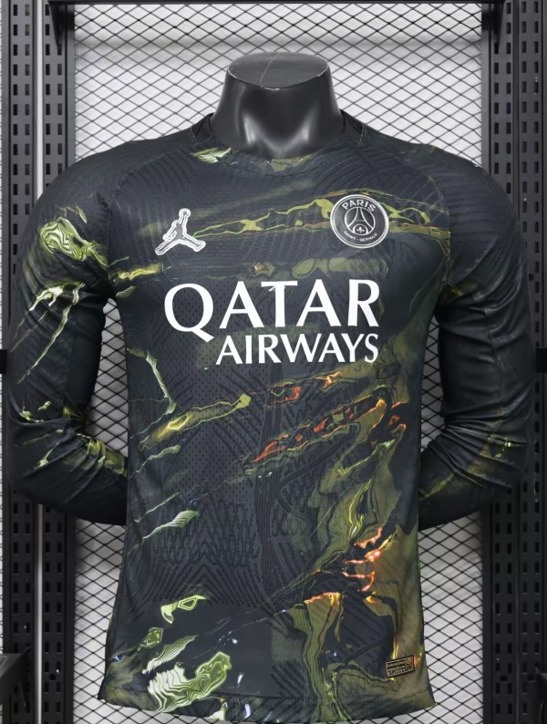25-26 PSG Special Edition Long Sleeve Player Version Soccer Jersey*长袖球员