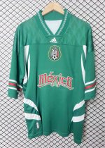 26-27 Mexico Green Retro Version Fans Soccer Jersey