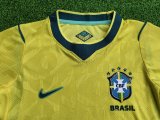2026 World Cup Brazil Home Player Version Kids Soccer Jersey(球员童装)