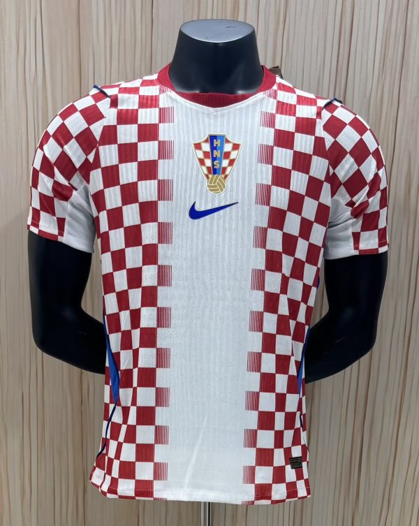 2026 World Cup Croatia Home Player Version Soccer Jersey