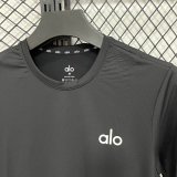 2026 Alo Black High Quality Casual T-Shirt