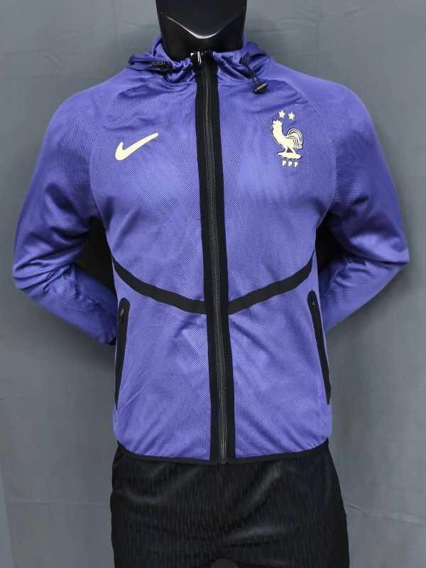 2026 France Purple Pre-Competition Training Windbreaker