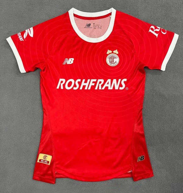 26-27 Toluca Red Special Edition Women Fans Soccer Jersey (女)