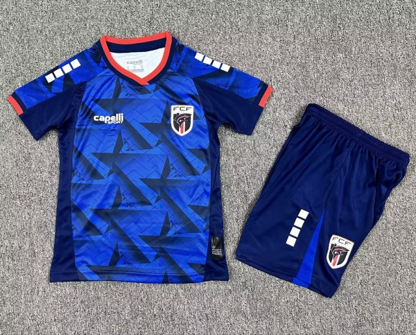 2026 Cape Verde Home Kids Soccer Jersey