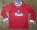 2002-2004 LIV Home Long Sleeve Retro Soccer Jersey