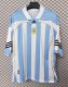 2004-2006 Argentina White Blue Hip-Hop Version Retro Soccer Jersey