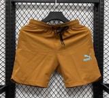 2026 PM Yellow Casual Short Pants