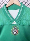 2002 Mexico Green Hip-Hop Version Retro Soccer Jersey