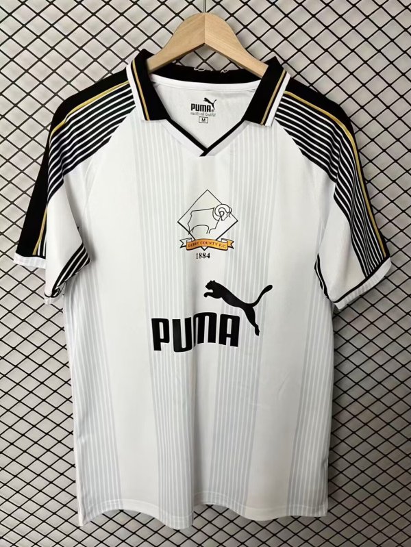 1995-1996 Derby County Home Retro Soccer Jersey