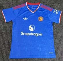 26-27 Man Utd Blue Special Edition Fans Soccer Jersey