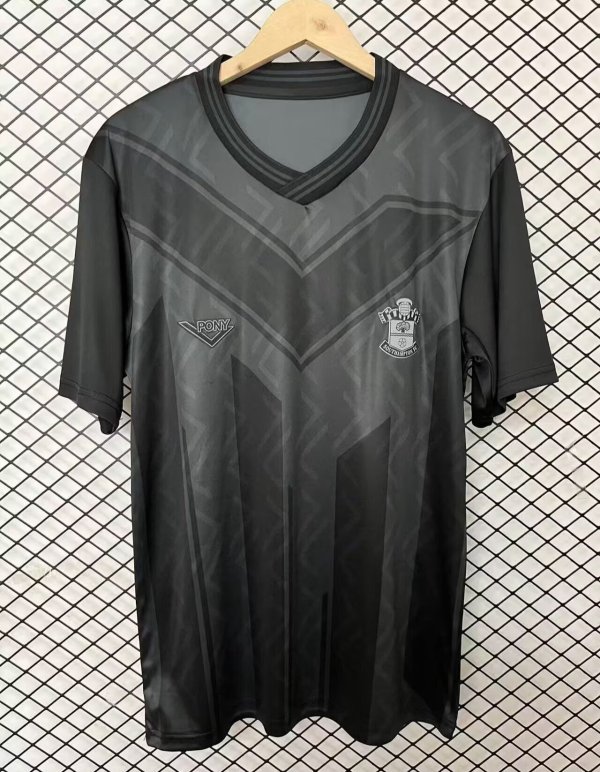 1993-1995 Southampton Black Retro Soccer Jersey