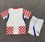 2026 World Cup Croatia Home Kids Soccer Jersey