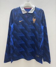 2026 World Cup France Home Long sleeves Fans Soccer Jersey (长袖)