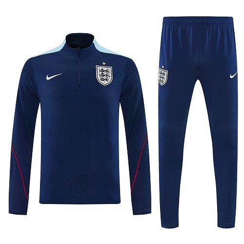 26-27 England High Quality Half Pull Tracksuit