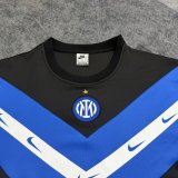 26-27 INT Blue Short sleeves Loose And Thickened Hoody