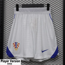 2026 World Cup Croatia Home Player Version Shorts Pants (球员短裤)