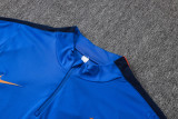 26-27 France High Quality Half Pull Tracksuit
