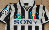 1995-1997 JUV Home Retro Soccer Jersey