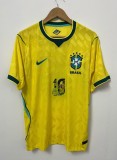 2026 Brazil Home Print NEYMAR JR 10# Player Version Soccer Jersey