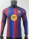 26-27 BAR Home Leaked Edition Long Sleeve Player Version Soccer Jersey (长袖球员)