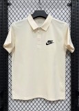 2026 NK Light beige High Quality Polo Short Sleeve