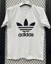 2026 AD White High Quality Pure Cotton Casual T-Shirt