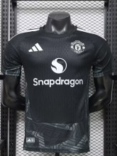 26-27 Man Utd Black Goalkeeper Player Version Soccer Jersey