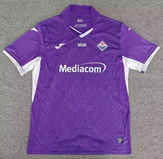 26-27 Fiorentina Home Fans Soccer Jersey