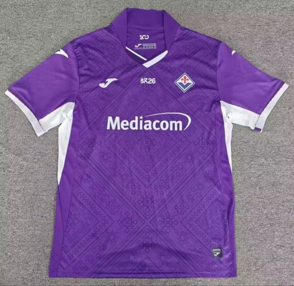 26-27 Fiorentina Home Fans Soccer Jersey
