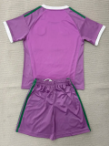 26-27 Man Utd Pink Goalkeeper Kids Soccer Jersey